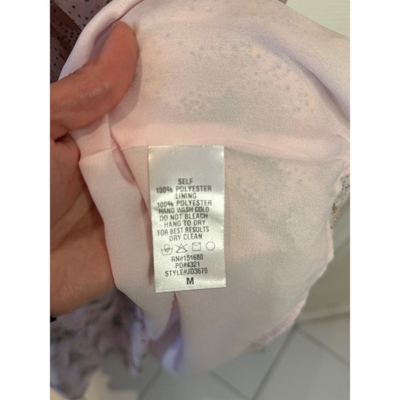 Storia Blush Pink Star Print Maxi Dress M Celestial Tiered Cottagecore Boho - Picture 6 of 8